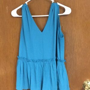 NWOT Loft Peplum Tank